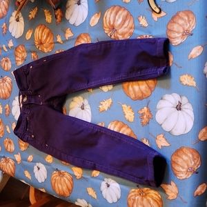 Little Girls  Watch L.A. purple jeans Size 4